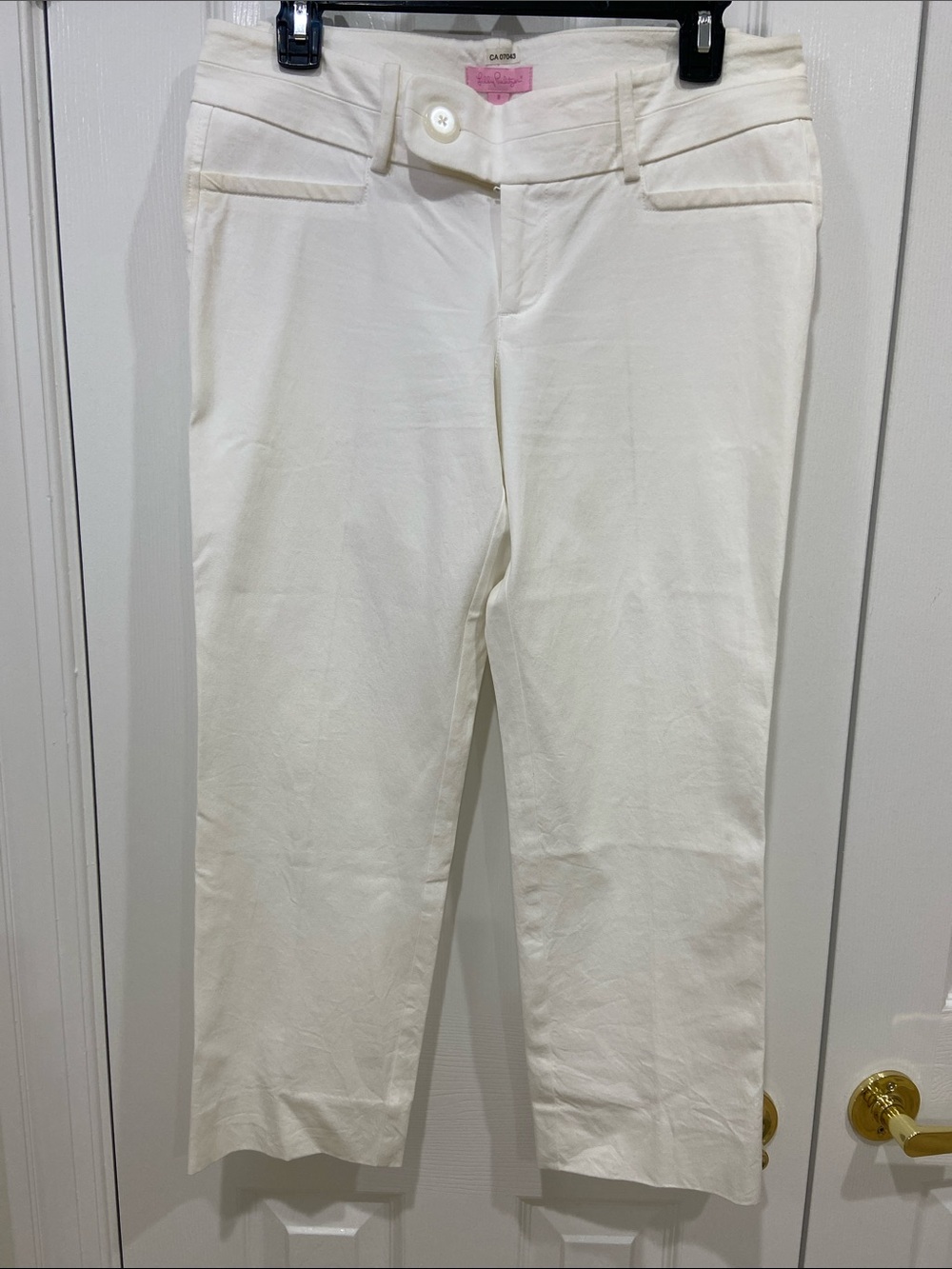 Lily Pulitzer White Cropped pants